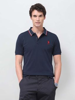 U.S. POLO ASSN. - Men's Solid Regular Fit Polo T-Shirt