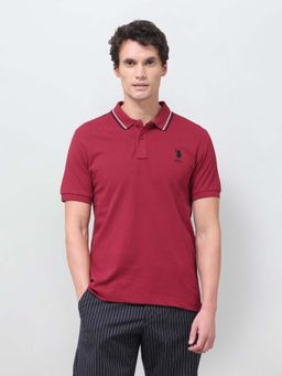U.S. POLO ASSN. - Men's Solid Regular Fit Polo T-Shirt