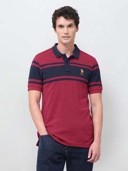 U.S. POLO ASSN. - Men's Colorblock Regular Fit Polo T-Shirt