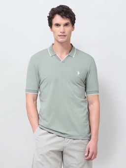 U.S. POLO ASSN. - Men's Solid Slim Fit Polo T-Shirt