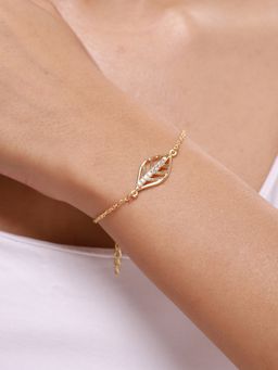 Voylla - Leafy Affair Sylora Link Bracelet