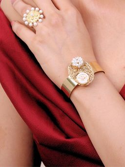 Viana Jewels - Gulnaar Brass 18K Gold Plated Handmade Bracelet