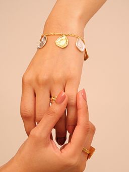 Viana Jewels - Ratnaya Dual Tone Brass Bracelet
