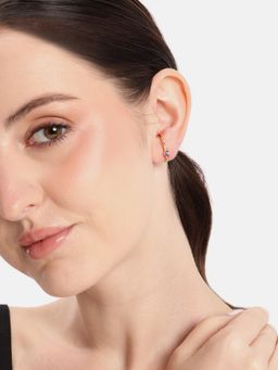 Carlton London - 18K Gold Plated Ear Lobe Cuffs