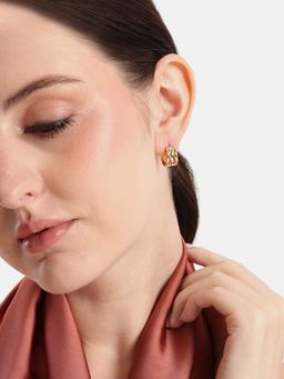 Carlton London - Gold and Silver Toned Hoops