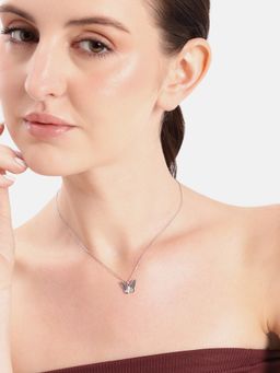 Carlton London - Demi Fine Butterfly Pendant Necklace