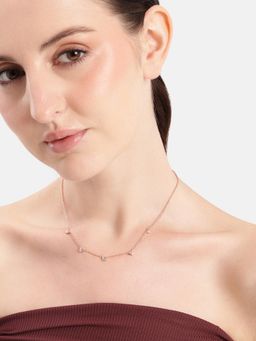 Carlton London - 18K Rose Gold Plated Necklace