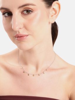 Carlton London - Silver and Gold Star Necklace