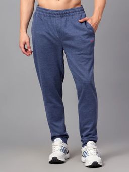 Shiv Naresh - Mens Navy Blue Solid Trackpants