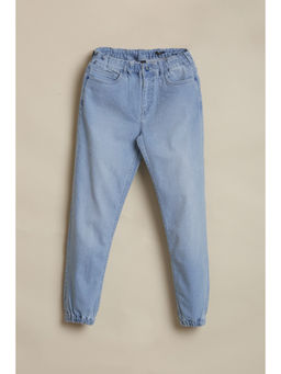 Allen Solly - Boys Blue Solid Jeans