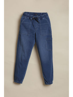 Allen Solly - Boys Blue Solid Jeans
