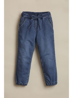 Allen Solly - Boys Blue Solid Jeans