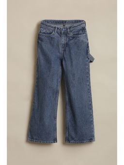 Allen Solly - Boys Blue Solid Jeans