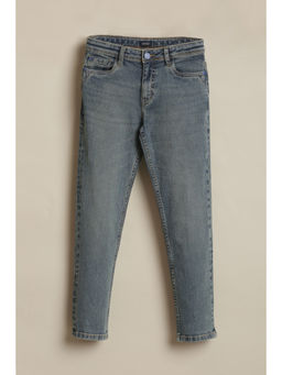 Allen Solly - Boys Blue Solid Jeans
