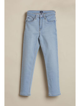 Allen Solly - Boys Blue Solid Jeans