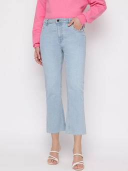 Guess - Women Blue Solid Jeans
