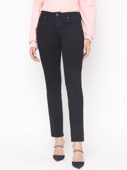 Guess - Women Black Solid Jeans