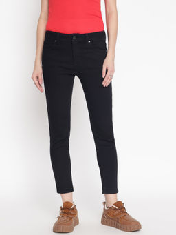 Guess - Women Black Solid Jeans
