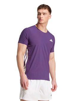 adidas - ADIZERO TEE M Men Purple Running T-shirt