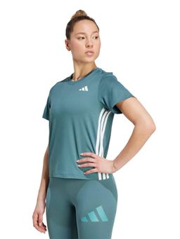 adidas - WE 3S CREW TEE Women Green Training T-shirt