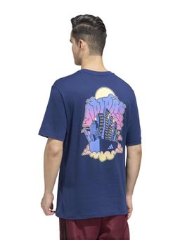 adidas - M 90s CITY T Men Blue Training T-shirt