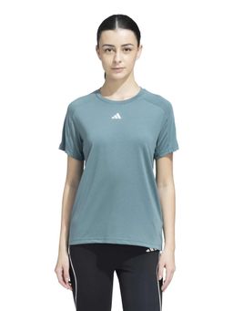adidas - TR-ES CREW T Women Green Training T-shirt