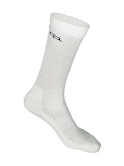 Heelium - Bamboo Crew Socks for Men - 1 Pair - White - Odour Free - Anti Blister