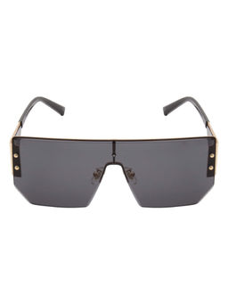 TED SMITH - Shield Sunglasses in Gold Frame Bison2 for Men & Women