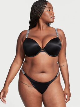 Victoria's Secret - Very Sexy Shine Strap Thong Panty Black