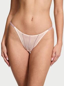 Victoria's Secret - Very Sexy Sheer Shine Thong Panty Pink