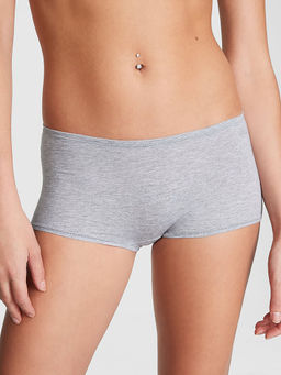 Victoria's Secret - PINK Cotton Boyshort Panty Grey