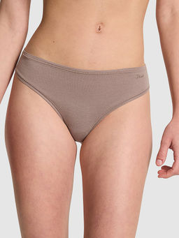Victoria's Secret - PINK Cotton Cheeky Panty Brown