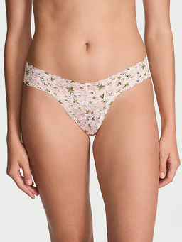 Victoria's Secret - The Lacie Lace Thong Panty White