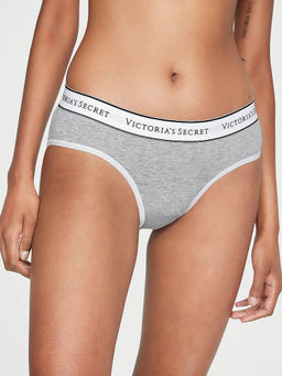 Victoria's Secret - Cotton Logo Cotton Hip Hugger Panty Grey