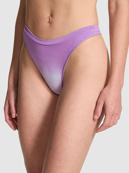 Victoria's Secret - PINK Seamless High-Leg Thong Panty Purple