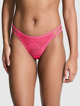 Victoria's Secret - PINK Wink Strappy Thong Panty Pink