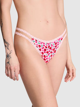 Victoria's Secret - PINK Wink Strappy Thong Panty Pink