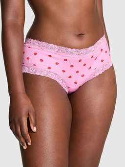 Victoria's Secret - PINK Wink Lace-Trim Cheeky Panty Pink