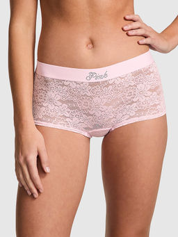 Victoria's Secret - PINK Wink Boyshort Panty Pink