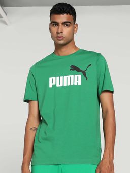 Puma - Logo Mens Green T-shirt