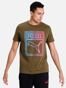 Puma - Box Neon Graphic Mens T-Shirt