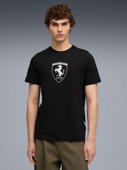 Puma - Scuderia Ferrari Sportswear Mens Tonal Shield Black T-Shirt