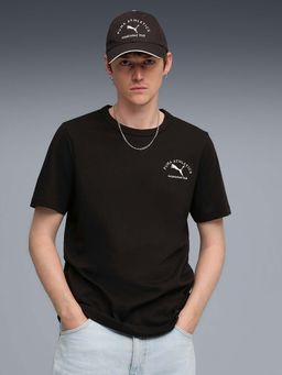 Puma - Class Mens Black Cotton T-Shirt