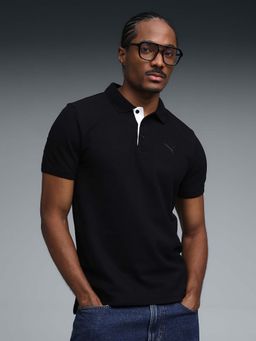 Puma - Essentials Ottoman Mens Slim Casual Polo T-Shirt