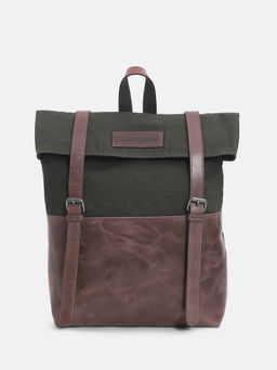 Jack & Jones - Military Green Colour Blocked Backpack