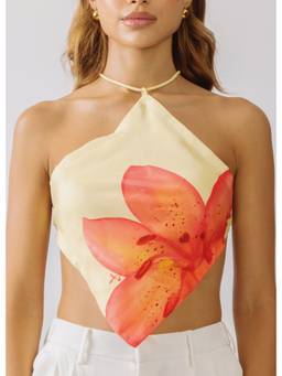 NEF'S Finds - Yellow Moana Top