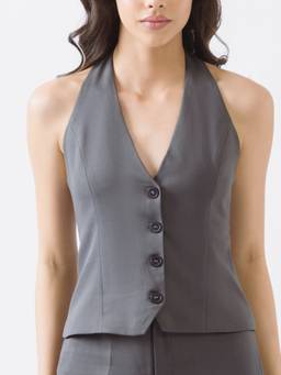 NEF'S Finds - Grey Soho Waistcoat