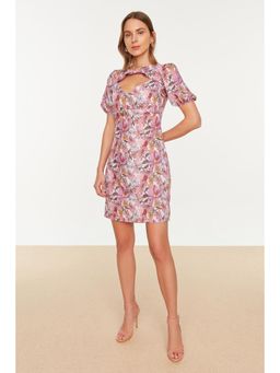 Trendyol - Women's Skinny Multi-color Mini Dresses