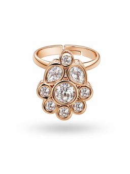 Tussya by Shreya - Sorina Statement White Ring