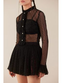TheRealB - Dreamscape Black Lace Skirt